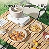 Space-Saving Easy Use Detachable Handle 5pc Cookware Non Toxic Ceramic