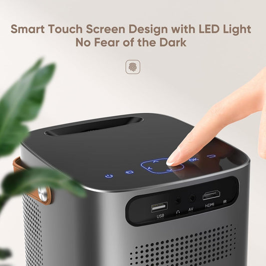 Movie Video Projector for iOS/Android/PS5 , 5gWifi, Bluetooth, Dual Speakers
