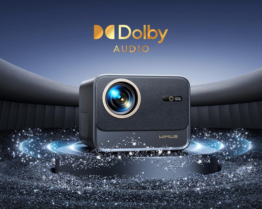 [Netflix Certified & Dolby Audio] 4K Projector with Wifi6 & Bluetooth, WiMiUS 700ANSI Native 1080P 6D Auto Focus & Keystone Home Theater Smart Projector, Outdoor Movie Projecor with Netflix 7000+Apps